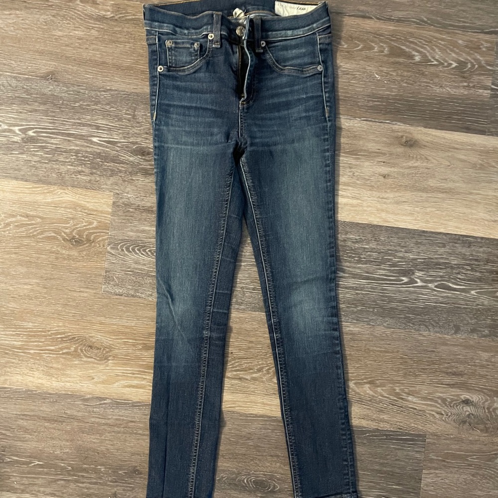 Rag and Bone High Rise Skinny Jeans